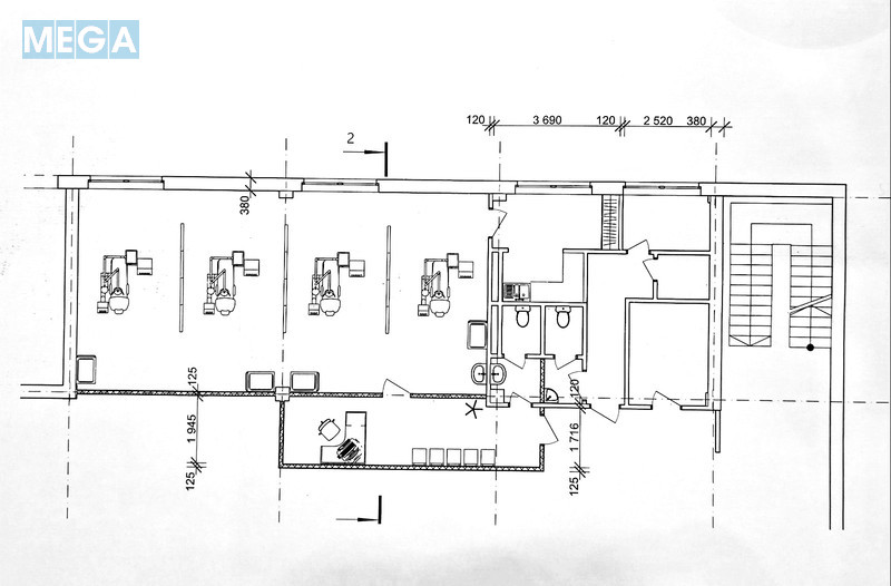 Оренда приміщення у нежитловому будинку, под магазин-офис, нормальне сост., <a class="location-link" href="/dnepropetrovsk/" title="Недвижимость Дніпра">Дніпро</a>, <a class="location-link" href="/dnepropetrovsk/zhovtnevyj/" title="Недвижимость Жовтневий район">Жовтневий р-н</a>, пр.Богдана Хмельницкого, 12 (изображение 4)