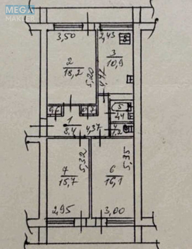 Оренда 3 кімнатної квартири, <a class="location-link" href="/kiev/" title="Недвижимость Київ">Київ</a>, <a class="location-link" href="/kiev/pecherskij/" title="Недвижимость Печерський район">Печерський р-н</a>, Анри Барбюса ул., 26 (изображение 12)