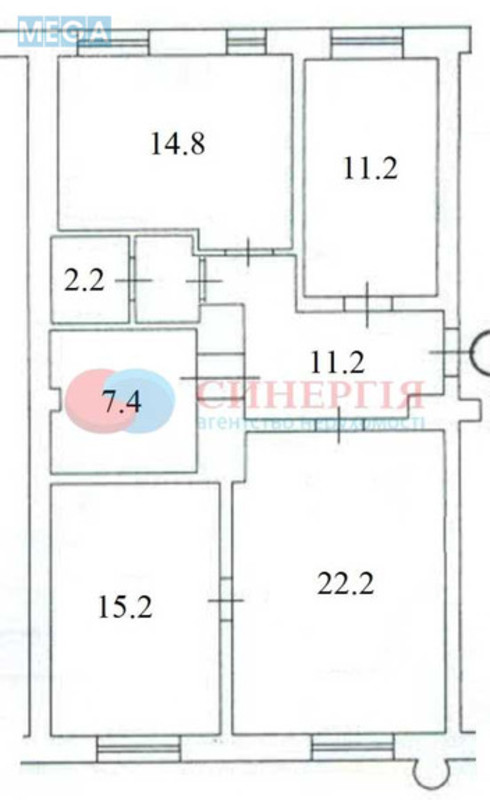 Оренда комерційної нерухомості, 84&nbsp;кв.м, под офис, <a class="location-link" href="/kiev/" title="Недвижимость Київ">Київ</a>, <a class="location-link" href="/kiev/pecherskij/" title="Недвижимость Печерський район">Печерський р-н</a>, Михайла Бойчука вул., 1А (изображение 9)