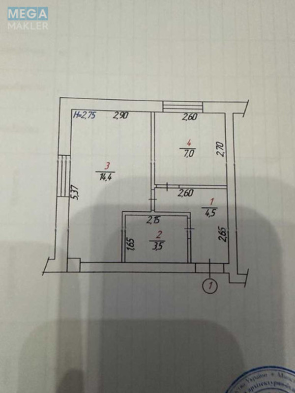 Продаж 1 кімнатної квартири (31/?/14), 1 пов. 5 пов. будинку, <a class="location-link" href="/sofievskaya-borshagovka/" title="Недвижимость Софіївська Борщагівка">Софіївська Борщагівка</a>, Сечова (изображение 8)