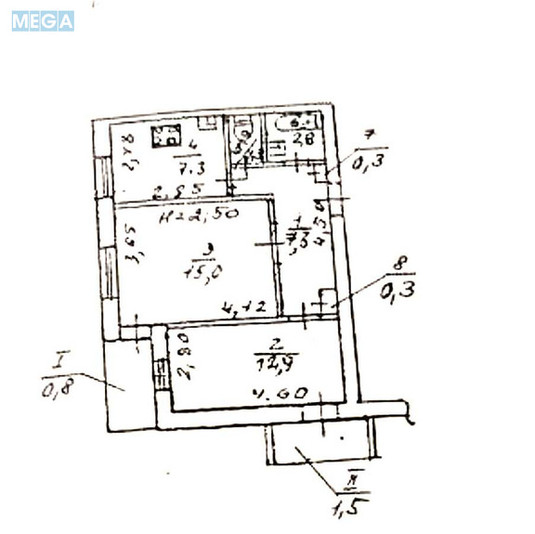 Продаж 2 кімнатної квартири (50/30/8), 3 пов. 9 пов. будинку, <a class="location-link" href="/dnepropetrovsk/" title="Недвижимость Дніпра">Дніпро</a>, Квартальна (Гладкова), 45 (изображение 8)