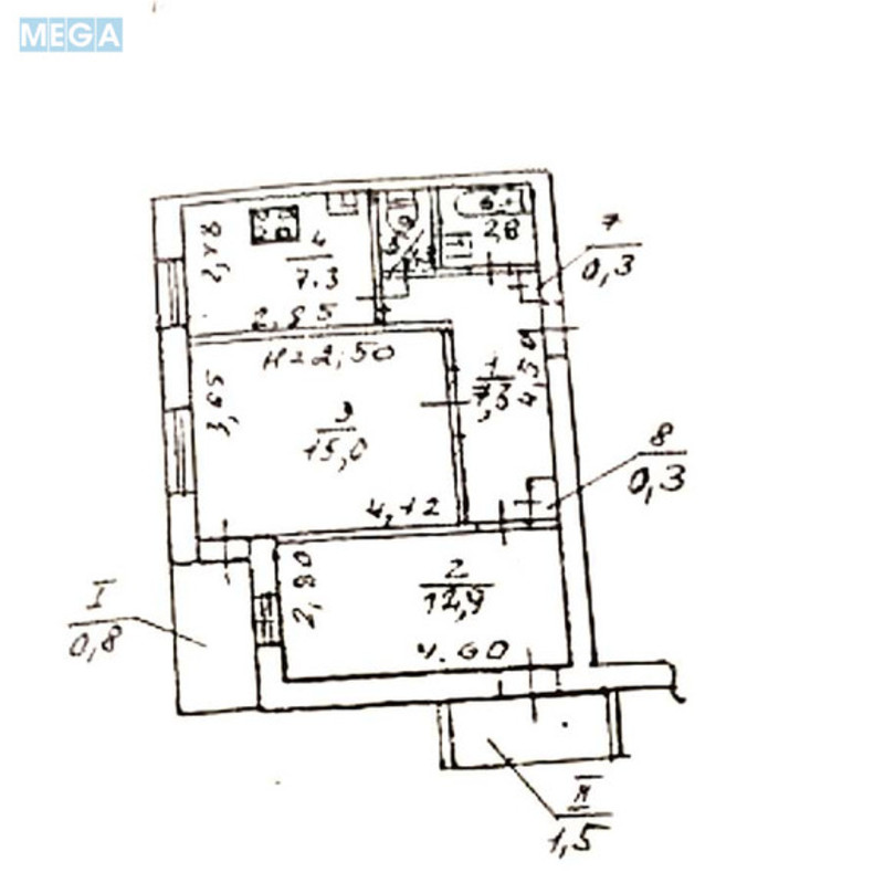 Продаж 2 кімнатної квартири (50/30/8), 3 пов. 9 пов. будинку, <a class="location-link" href="/dnepropetrovsk/" title="Недвижимость Дніпра">Дніпро</a>, Квартальна (Гладкова), 45 (изображение 8)
