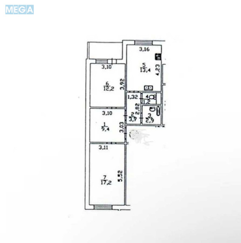 Оренда 2 кімнатної квартири, <a class="location-link" href="/kiev/" title="Недвижимость Київ">Київ</a>, <a class="location-link" href="/kiev/shevchenkovskij/" title="Недвижимость Шевченківський район">Шевченківський р-н</a>, Бакинська вул., 37Г (изображение 17)