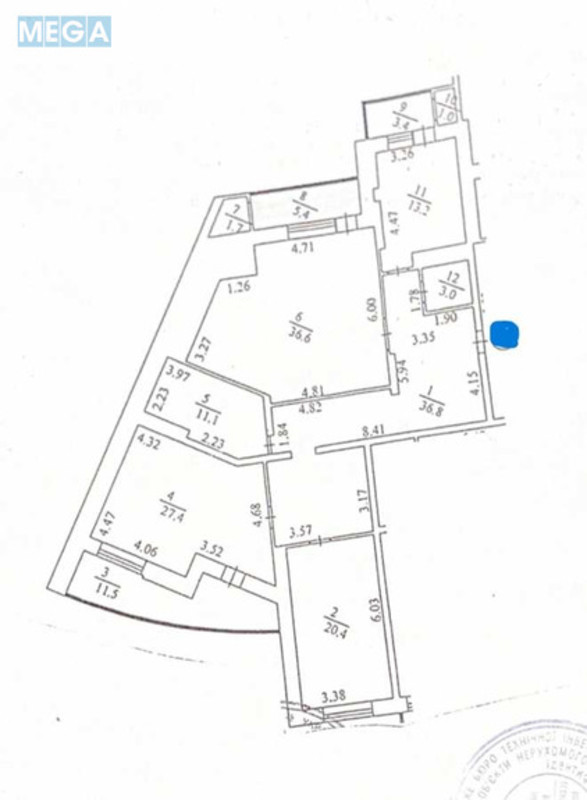 Оренда комерційної нерухомості, 180&nbsp;кв.м, под офис, <a class="location-link" href="/kiev/" title="Недвижимость Київ">Київ</a>, <a class="location-link" href="/kiev/darnickij/" title="Недвижимость Дарницький район">Дарницький р-н</a>, Срібнокільська вул., 2А (изображение 4)