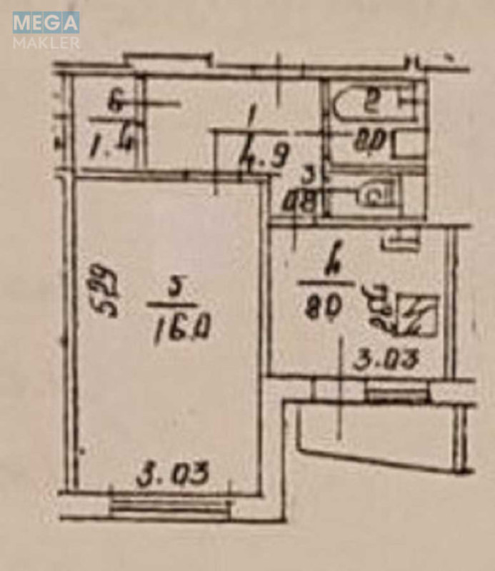 Оренда 2 кімнатної квартири, <a class="location-link" href="/kiev/" title="Недвижимость Київ">Київ</a>, <a class="location-link" href="/kiev/svyatoshinskij/" title="Недвижимость Святошинський район">Святошинський р-н</a>, Академика Булаховского ул., 22 (изображение 10)
