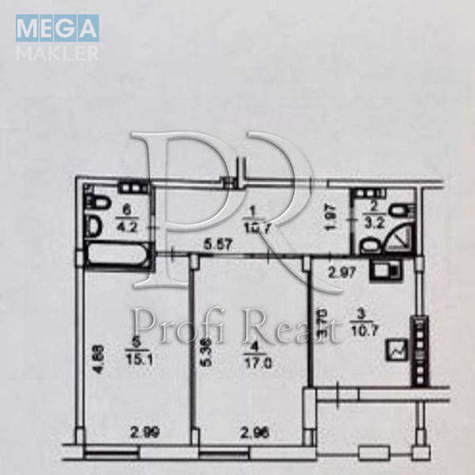 Продаж 2 кімнатної квартири (63/32/11), 4 пов. 9 пов. будинку, <a class="location-link" href="/kiev/" title="Недвижимость Київ">Київ</a>, <a class="location-link" href="/kiev/dneprovskij/" title="Недвижимость Дніпровський район">Дніпровський р-н</a>, Регенераторна вулиця, 4 (изображение 18)