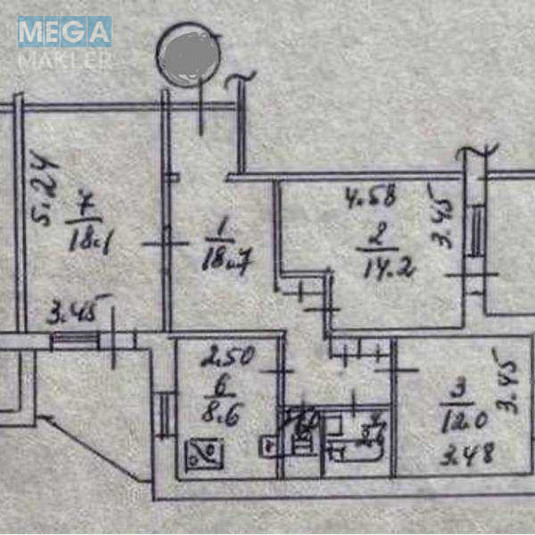 Продаж 3 кімнатної квартири (82/44/9), 13 пов. 16 пов. будинку, <a class="location-link" href="/kiev/" title="Недвижимость Київ">Київ</a>, <a class="location-link" href="/kiev/svyatoshinskij/" title="Недвижимость Святошинський район">Святошинський р-н</a>, Підлісна вулиця, 2 (изображение 21)