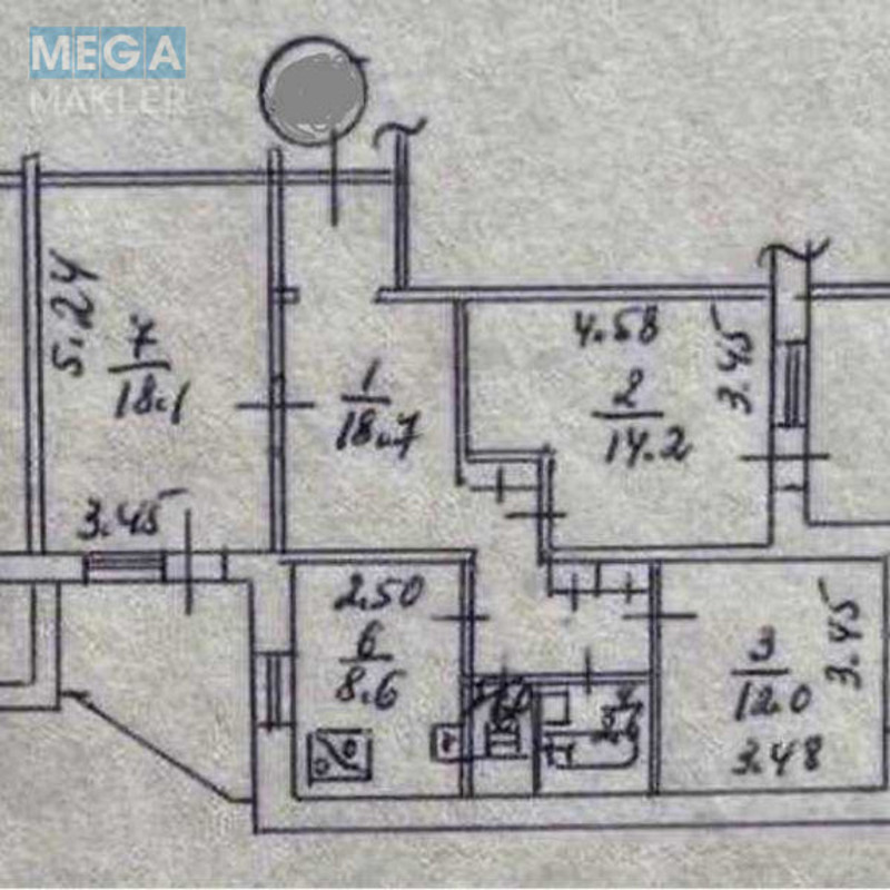 Продаж 3 кімнатної квартири (82/44/9), 13 пов. 16 пов. будинку, <a class="location-link" href="/kiev/" title="Недвижимость Київ">Київ</a>, <a class="location-link" href="/kiev/svyatoshinskij/" title="Недвижимость Святошинський район">Святошинський р-н</a>, Підлісна вулиця, 2 (изображение 21)