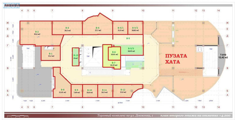 Оренда комерційної нерухомості, 15&nbsp;кв.м, под магазин, <a class="location-link" href="/kiev/" title="Недвижимость Київ">Київ</a>, <a class="location-link" href="/kiev/shevchenkovskij/" title="Недвижимость Шевченківський район">Шевченківський р-н</a>, Александра Довженко ул., 1в (изображение 11)
