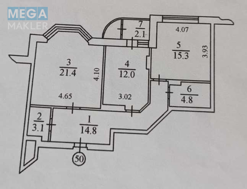 Продаж 2 кімнатної квартири (74/36/12), 9 пов. 25 пов. будинку, <a class="location-link" href="/kiev/" title="Недвижимость Київ">Київ</a>, <a class="location-link" href="/kiev/svyatoshinskij/" title="Недвижимость Святошинський район">Святошинський р-н</a>, Осіння вул., 33 (изображение 11)