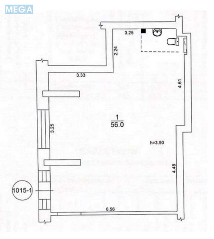Оренда комерційної нерухомості, 56&nbsp;кв.м, <a class="location-link" href="/bucha/" title="Недвижимость Буча">Буча</a>, Лесі Українки, 3 (изображение 7)