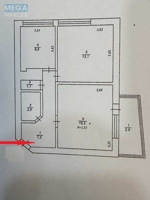 Оренда 2 кімнатної квартири, <a class="location-link" href="/kiev/" title="Недвижимость Київ">Київ</a>, <a class="location-link" href="/kiev/solomenskij/" title="Недвижимость Солом'янський район">Солом'янський р-н</a>, Юлиуса Фучика ул., 15 (изображение 15)