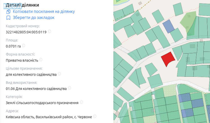 Продажа участка, 7&nbsp;соток, земля сельскохозяйственного назначения, <a class="location-link" href="/vasilkov/" title="Недвижимость Васильків">Васильків</a>, СТ Звязківець (изображение 4)