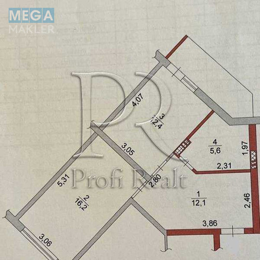 Продаж 1 кімнатної квартири (52/16/18), 2 пов. 9 пов. будинку, <a class="location-link" href="/kiev/" title="Недвижимость Київ">Київ</a>, <a class="location-link" href="/kiev/goloseevskij/" title="Недвижимость Голосіївський район">Голосіївський р-н</a>, Метрологічна вулиця, 58 (изображение 20)
