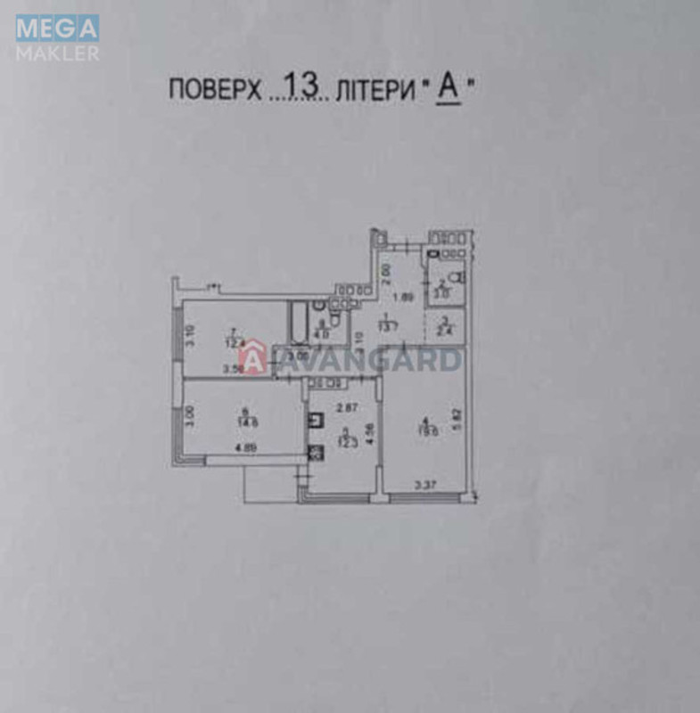 Продаж 3 кімнатної квартири (83/46,6/24), 13 пов. 24 пов. будинку, <a class="location-link" href="/kiev/" title="Недвижимость Київ">Київ</a>, <a class="location-link" href="/kiev/podolskij/" title="Недвижимость Подільський район">Подільський р-н</a>, Європейського Союзу просп., 43б (изображение 13)