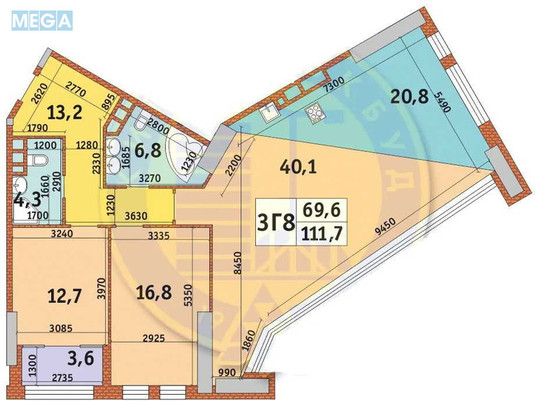 Новобудова, 36 поверхів, <a class="location-link" href="/kiev/" title="Недвижимость Київ">Київ</a>, <a class="location-link" href="/kiev/svyatoshinskij/" title="Недвижимость Святошинський район">Святошинський р-н</a>, Берестейський просп., 11к1 (изображение 5)