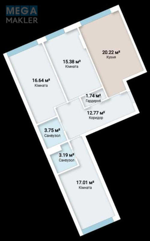 Новобудова, 10 поверхів, <a class="location-link" href="/kryukovshina/" title="Недвижимость Крюківщина">Крюківщина</a>, Добра, 1 (изображение 3)