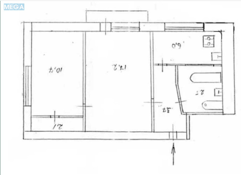 Продаж 2 кімнатної квартири (43/29/6,5), 5 пов. 5 пов. будинку, <a class="location-link" href="/kiev/" title="Недвижимость Київ">Київ</a>, <a class="location-link" href="/kiev/solomenskij/" title="Недвижимость Солом'янський район">Солом'янський р-н</a>, Миколи Шепелєва вул., 6 (изображение 7)