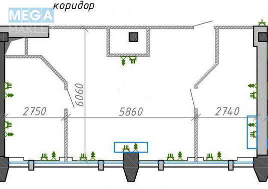 Оренда комерційної нерухомості, 67&nbsp;кв.м, под офис, <a class="location-link" href="/kiev/" title="Недвижимость Київ">Київ</a>, <a class="location-link" href="/kiev/dneprovskij/" title="Недвижимость Дніпровський район">Дніпровський р-н</a>, Евгения Сверстюка ул., 11б (изображение 18)
