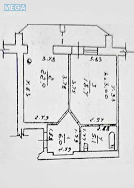 Продаж 1 кімнатної квартири (54/18/22), 7 пов. 10 пов. будинку, <a class="location-link" href="/odessa/" title="Недвижимость Одеса">Одеса</a>, <a class="location-link" href="/odessa/primorskij/" title="Недвижимость Приморський район">Приморський р-н</a>, Говорова, 10Б (изображение 2)