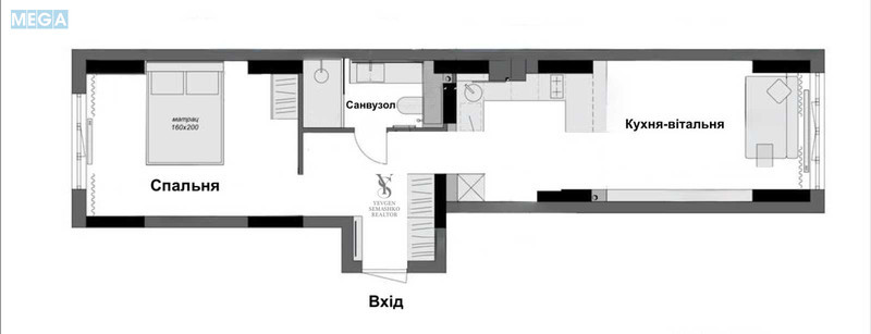 Оренда 1 кімнатної квартири, <a class="location-link" href="/kiev/" title="Недвижимость Київ">Київ</a>, <a class="location-link" href="/kiev/goloseevskij/" title="Недвижимость Голосіївський район">Голосіївський р-н</a>, Михайла Максимовича вул., 32-б (изображение 14)