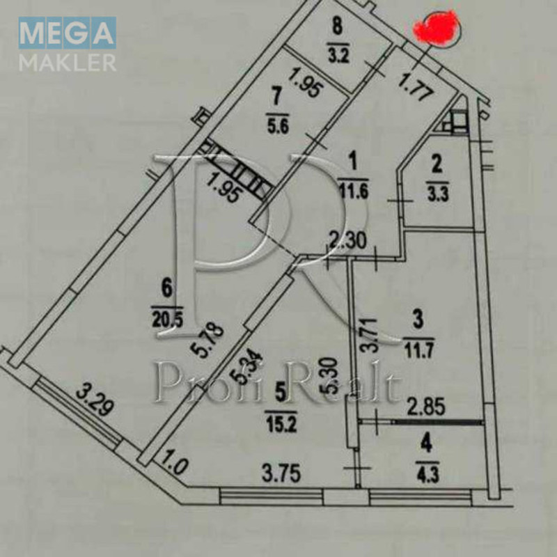 Продаж 2 кімнатної квартири (76/27/21), 12 пов. 26 пов. будинку, <a class="location-link" href="/kiev/" title="Недвижимость Київ">Київ</a>, <a class="location-link" href="/kiev/darnickij/" title="Недвижимость Дарницький район">Дарницький р-н</a>, Дніпровська набережна, 15К (изображение 18)