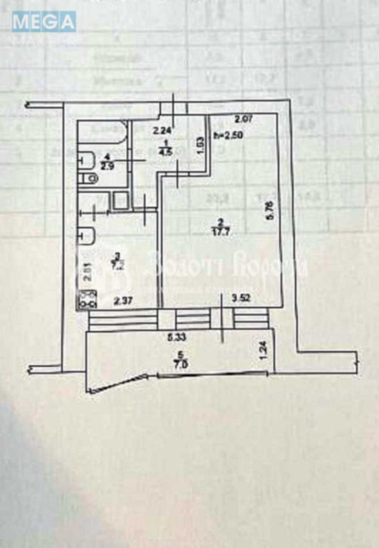 Продаж 1 кімнатної квартири (39,3/17/7,2), 6 пов. 9 пов. будинку, <a class="location-link" href="/kiev/" title="Недвижимость Київ">Київ</a>, <a class="location-link" href="/kiev/goloseevskij/" title="Недвижимость Голосіївський район">Голосіївський р-н</a>, Полковника Потєхіна вул., 4 (изображение 17)