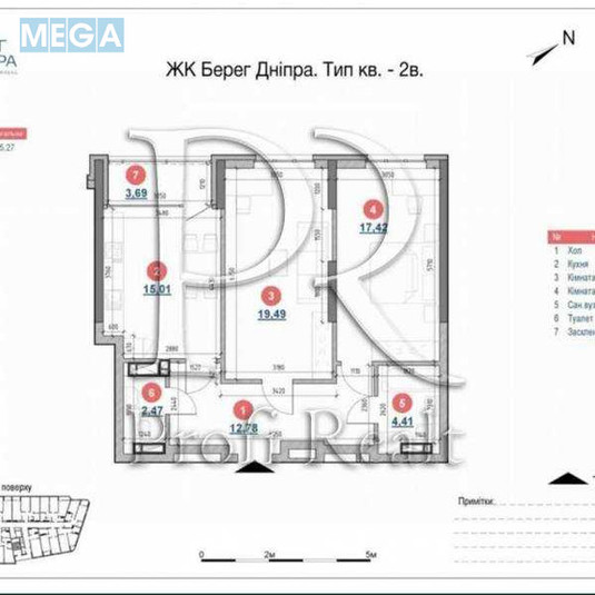 Продаж 2 кімнатної квартири (75/35/15), 13 пов. 28 пов. будинку, <a class="location-link" href="/kiev/" title="Недвижимость Київ">Київ</a>, <a class="location-link" href="/kiev/darnickij/" title="Недвижимость Дарницький район">Дарницький р-н</a>, Дніпровська набережна, 17К (изображение 12)