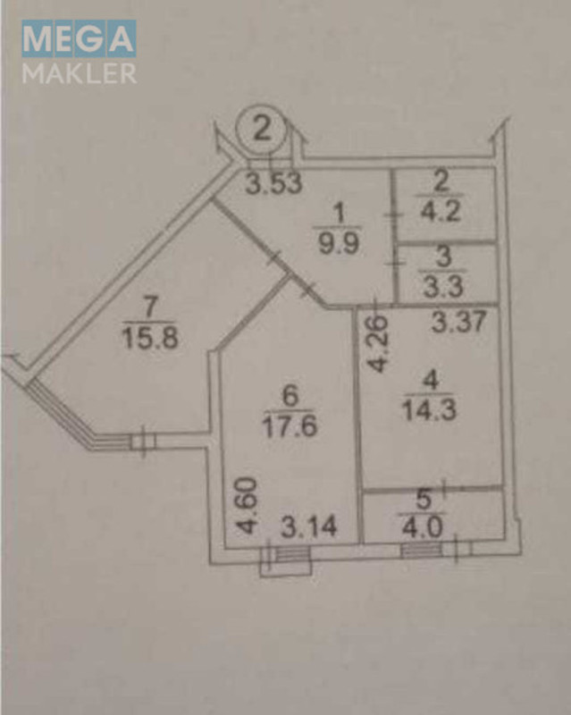 Продаж 2 кімнатної квартири (69/34/18), 3 пов. 4 пов. будинку, <a class="location-link" href="/chabany/" title="Недвижимость Чабані">Чабани</a>, Покровська, 24 (изображение 15)
