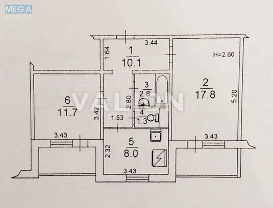 Продаж 2 кімнатної квартири (61/30/8), 4 пов. 16 пов. будинку, <a class="location-link" href="/kiev/" title="Недвижимость Київ">Київ</a>, <a class="location-link" href="/kiev/darnickij/" title="Недвижимость Дарницький район">Дарницький р-н</a>, Ревуцького вул., 7А (изображение 15)