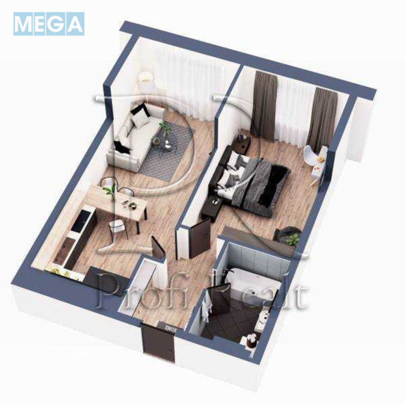 Продаж 1 кімнатної квартири (51/16/20), 19 пов. 25 пов. будинку, <a class="location-link" href="/kiev/" title="Недвижимость Київ">Київ</a>, <a class="location-link" href="/kiev/dneprovskij/" title="Недвижимость Днепровский район">Днепровский р-н</a>, Пимоненка Миколи вулиця, 19 (изображение 17)