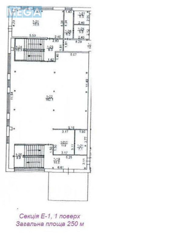 Оренда комерційної нерухомості, 605&nbsp;кв.м, под офис, <a class="location-link" href="/kiev/" title="Недвижимость Київ">Київ</a>, <a class="location-link" href="/kiev/dneprovskij/" title="Недвижимость Дніпровський район">Дніпровський р-н</a>, Евгения Сверстюка ул., 11Б (изображение 16)