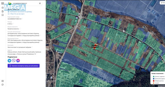 Продажа участка, 0,10&nbsp;соток, форма прямоугольная, 23,1x45&nbsp;м, під забудову, <a class="location-link" href="/hmelnaya-selo/" title="Недвижимость Хмільна">Хмільна</a>, Покровська вул.16 (изображение 2)