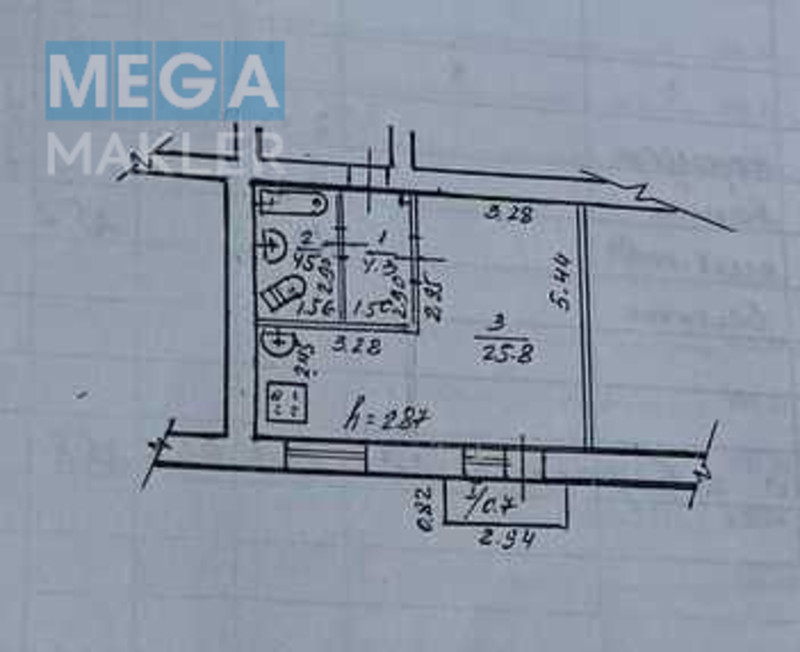Продаж 1 кімнатної квартири (35/?/8), 3 пов. 5 пов. будинку, <a class="location-link" href="/dnepropetrovsk/" title="Недвижимость Дніпра">Дніпро</a>, Титова, 1 (изображение 11)