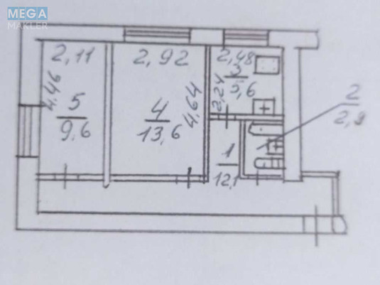 Продаж 2 кімнатної квартири (44/?/6), 1 пов. 3 пов. будинку, <a class="location-link" href="/dnepropetrovsk/" title="Недвижимость Дніпра">Дніпро</a>, Залюбовского (изображение 12)