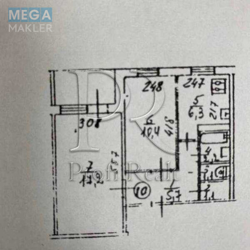 Продаж 2 кімнатної квартири (47/28/8), 3 пов. 9 пов. будинку, <a class="location-link" href="/kiev/" title="Недвижимость Київ">Київ</a>, <a class="location-link" href="/kiev/dneprovskij/" title="Недвижимость Дніпровський район">Дніпровський р-н</a>, Тичини Павла проспект, 22А (изображение 14)