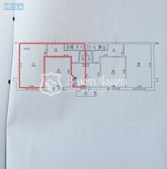 Продаж 4 кімнатної квартири (28,4/?/?), 3 пов. 9 пов. будинку, <a class="location-link" href="/kiev/" title="Недвижимость Київ">Київ</a>, <a class="location-link" href="/kiev/desnyanskij/" title="Недвижимость Деснянський район">Деснянський р-н</a>, Теодора Драйзера вул., 5 (изображение 19)