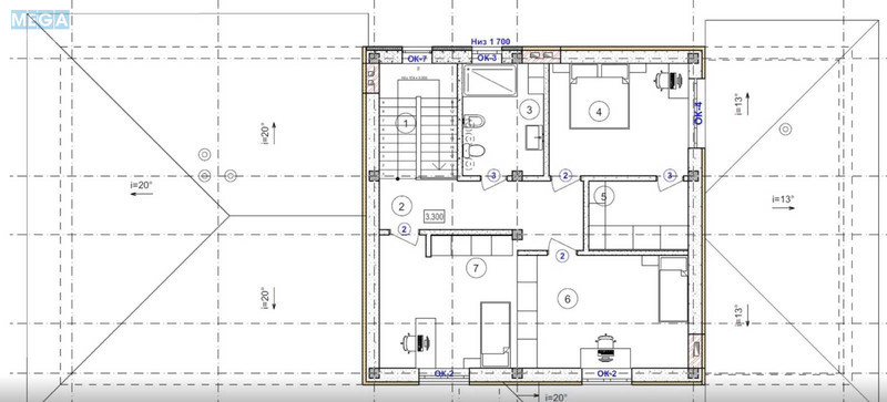 Продаж дома, 2&nbsp;поверху, 266&nbsp;кв.м, 5&nbsp;кімнат, ділянка 10&nbsp;соток, <a class="location-link" href="/zaporozhje/" title="Недвижимость Запоріжжя">Запоріжжя</a>, <a class="location-link" href="/zaporozhje/leninskij/" title="Недвижимость Ленінський район">Ленінський р-н</a>, Станіславського, 43 (изображение 10)