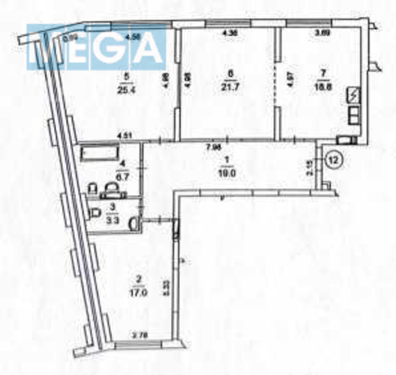 Новобудова, 23 поверхів, <a class="location-link" href="/kiev/" title="Недвижимость Київ">Київ</a>, <a class="location-link" href="/kiev/solomenskij/" title="Недвижимость Солом'янський район">Солом'янський р-н</a>, Михайла Максимовича вул., 32А (изображение 2)