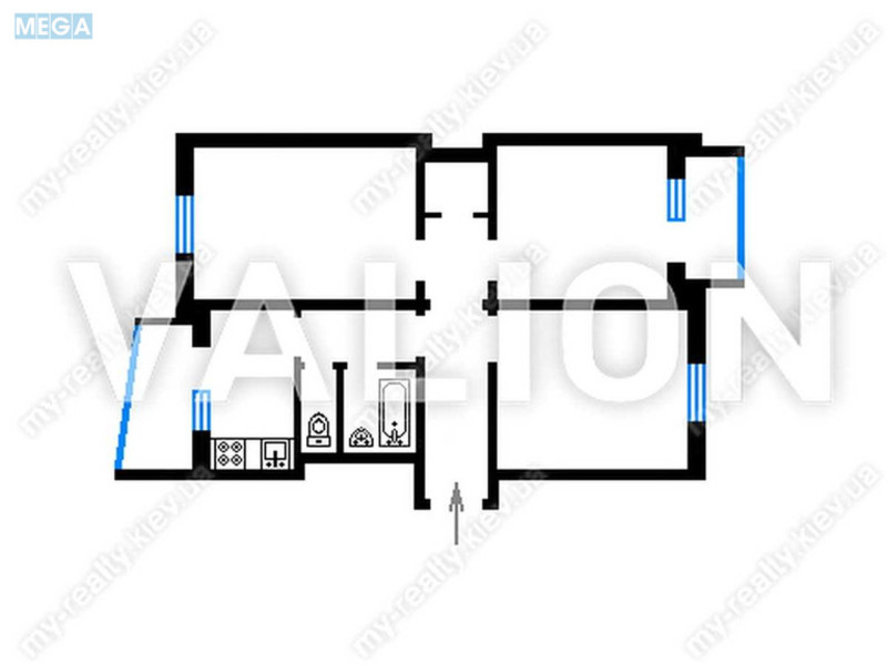 Продаж 3 кімнатної квартири (69/?/8), 8 пов. 16 пов. будинку, <a class="location-link" href="/kiev/" title="Недвижимость Київ">Київ</a>, <a class="location-link" href="/kiev/solomenskij/" title="Недвижимость Солом'янський район">Солом'янський р-н</a>, Патріарха Мстислава Скрипника вул., 15 (изображение 9)