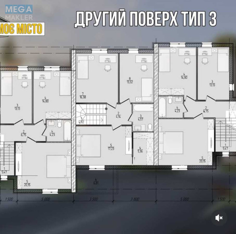 Продаж дома, 2&nbsp;поверху, 124&nbsp;кв.м, 4&nbsp;кімнати, ділянка 3&nbsp;сотки, <a class="location-link" href="/neteshin/" title="Недвижимость Нетішин">Нетішин</a>, Старонетішинська, 7/12 (изображение 21)