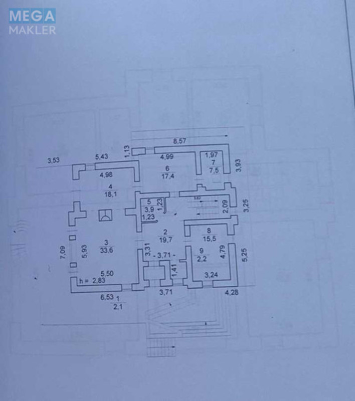 Продаж дома, 2&nbsp;поверху, 485&nbsp;кв.м, 5&nbsp;кімнат, ділянка 24&nbsp;сотки, <a class="location-link" href="/bobrica-selo-kv/" title="Недвижимость Бобриця">Бобриця</a>, Набережна, 9а (изображение 10)