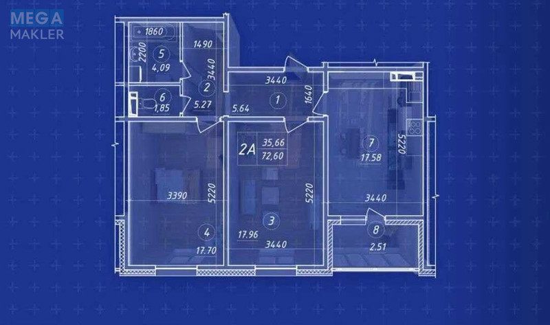 Продаж 2 кімнатної квартири (71/36/18), 3 пов. 24 пов. будинку, <a class="location-link" href="/kiev/" title="Недвижимость Київ">Київ</a>, <a class="location-link" href="/kiev/obolonskij/" title="Недвижимость Оболонський район">Оболонський р-н</a>, Балтійський пров., 5 (изображение 2)