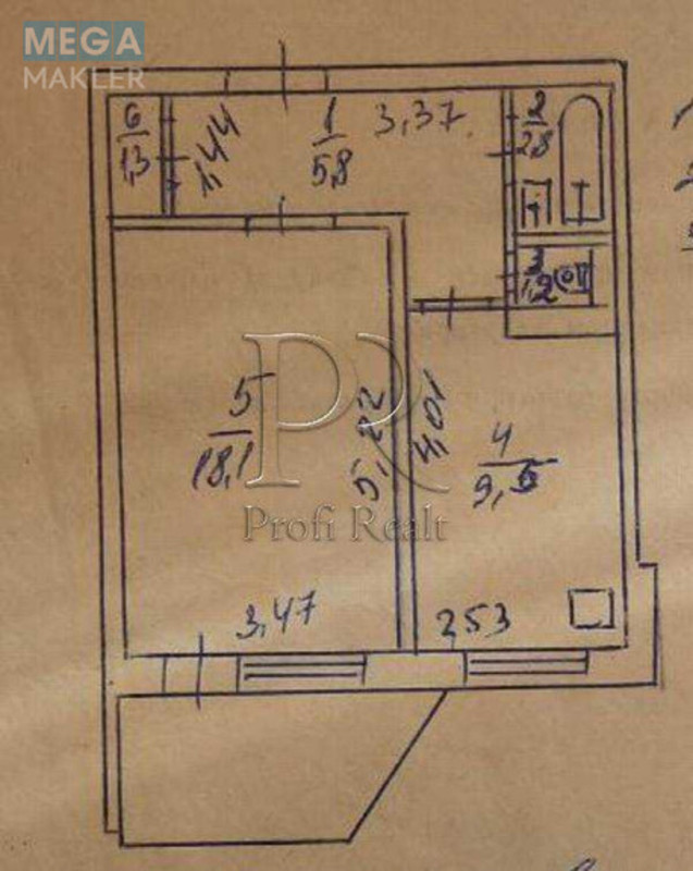Продаж 1 кімнатної квартири (40/18/9), 4 пов. 9 пов. будинку, <a class="location-link" href="/kiev/" title="Недвижимость Київ">Київ</a>, <a class="location-link" href="/kiev/darnickij/" title="Недвижимость Дарницький район">Дарницький р-н</a>, Вербицького Архітектора вулиця, 4 (изображение 18)