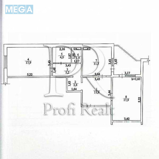 Продаж 2 кімнатної квартири (77/36/12), 13 пов. 25 пов. будинку, <a class="location-link" href="/kiev/" title="Недвижимость Київ">Київ</a>, <a class="location-link" href="/kiev/obolonskij/" title="Недвижимость Оболонський район">Оболонський р-н</a>, Коноплянська вулиця, 22 (изображение 15)