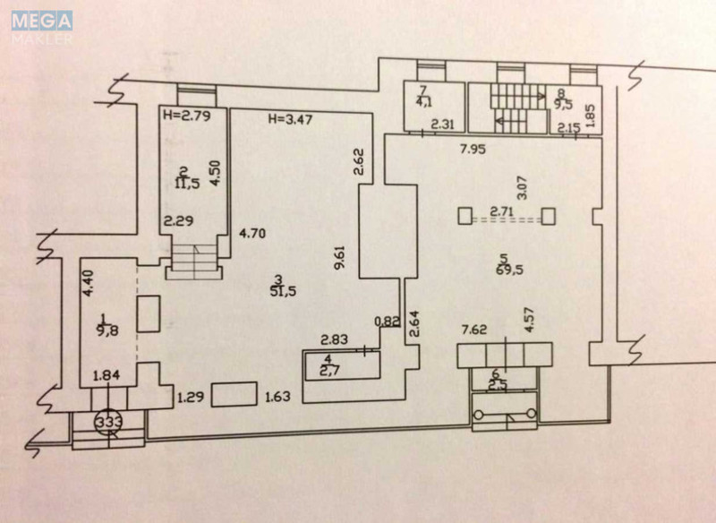 Оренда комерційної нерухомості, 262&nbsp;кв.м, под магазин, <a class="location-link" href="/kiev/" title="Недвижимость Київ">Київ</a>, <a class="location-link" href="/kiev/shevchenkovskij/" title="Недвижимость Шевченківський район">Шевченківський р-н</a>, Большая Васильковская ул. (изображение 6)