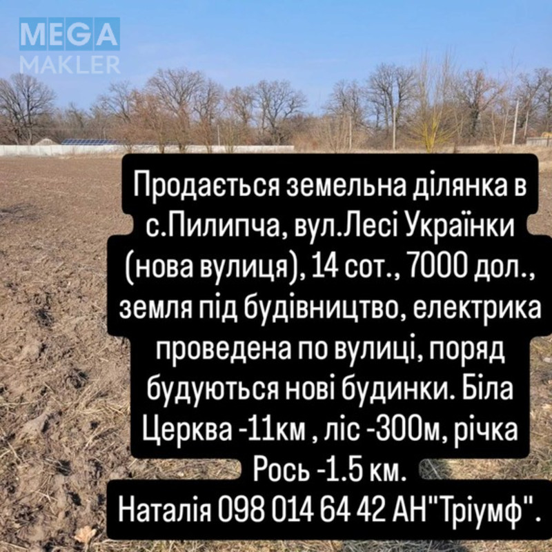 Продажа участка, 14&nbsp;соток, форма прямоугольная, 22x74&nbsp;м, для будівництва, <a class="location-link" href="/filipcha-selo/" title="Недвижимость Пилипча">Пилипча</a>, Лесі Українки (изображение 3)
