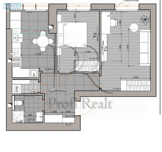 Продаж 2 кімнатної квартири (56/29/13), 7 пов. 9 пов. будинку, <a class="location-link" href="/vishnevoe/" title="Недвижимость Вишневе">Вишневе</a>, Європейська вулиця, 32 (изображение 19)