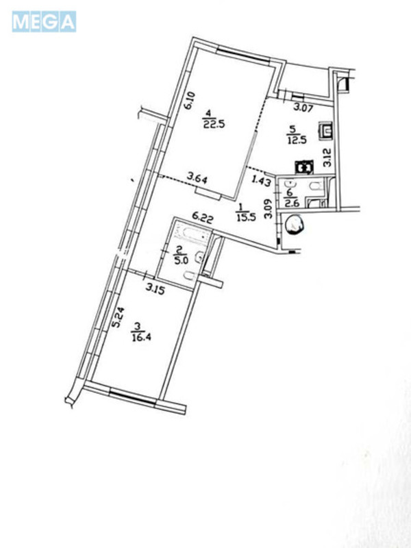 Продаж 2 кімнатної квартири (76/40/13), 5 пов. 23 пов. будинку, <a class="location-link" href="/kiev/" title="Недвижимость Київ">Київ</a>, <a class="location-link" href="/kiev/obolonskij/" title="Недвижимость Оболонський район">Оболонський р-н</a>, Героїв Сталінграду просп., 2Д (изображение 19)