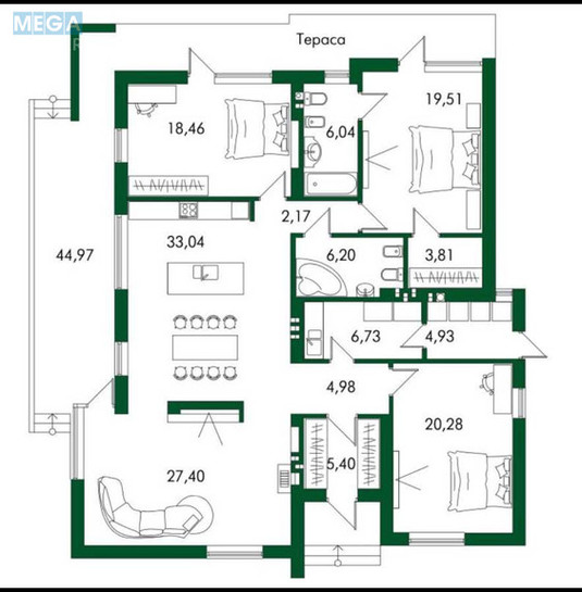 Продаж дома, 1&nbsp; поверх, 160&nbsp;кв.м, 4&nbsp;кімнати, ділянка 7&nbsp;соток, <a class="location-link" href="/dmitrovka-selo-kv-kievo-svyatoshinskij-rajon/" title="Недвижимость Дмитрівка">Дмитрівка</a>, Привітна, 114 (изображение 3)